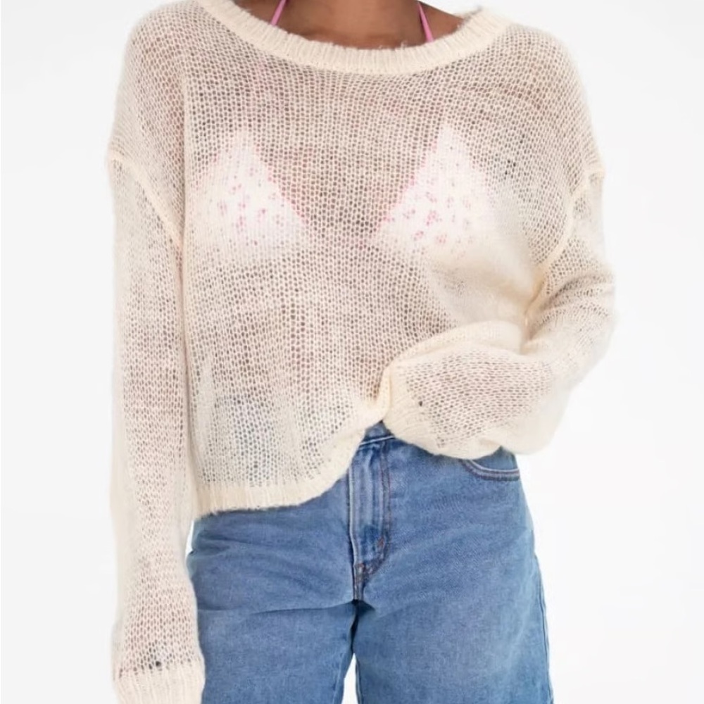 RUMORED Signature Pullover in Ivory Coast S/M - Picture 3 of 4